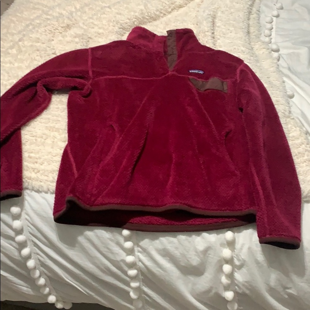 patagonia quarter zip(size L)